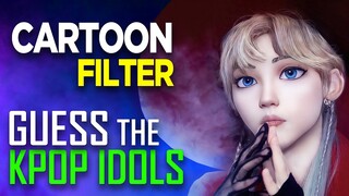 [KPOP GAME] CAN YOU GUESS THE KPOP IDOLS BY CARTOON FILTER ?