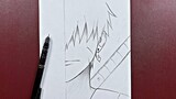 Easy sketch | how to draw kaiido the ninja step-by-step (o.c)