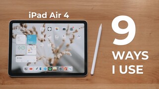 IPAD AIR 4 UNBOXING | 9 cách mình sử dụng iPad (với Apple Pencil) | KIRA