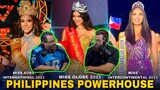Americans React to Philippines Winning Three Crowns | A Powerhouse Country !