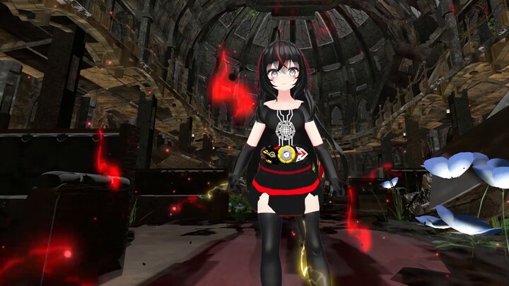 VRCHAT Transformasi Kamen Rider Girl Transformasi Zero One Hell Locust