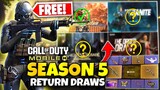 Season 5 Returning Draws | Double Draws | Free Skins | COD Mobile | CODM