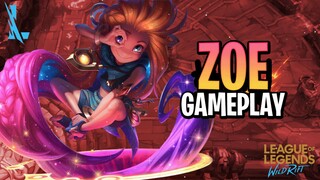 Zoe Best Moment - League of Legend:Wild Rift #Vstreamer17an