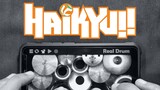 HAIKYUU!! SEASON 1 OPENING 1 | IMAGINATION - SPYAIR (REAL DRUM APP COVER)