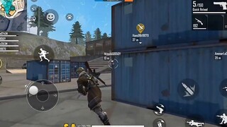 random player gameplay _ without gun skin _ Garena free fire class squad gamepla