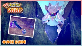 How To Lure Out Diancie In Outaway Cave *Night* | New Pokemon Snap - Quick Guide