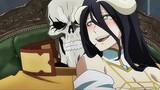 Albedo sits on Ains lap // Overlord IV