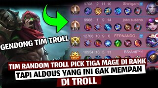 Cara Main ALDOUS JUNGLER Yang GA MEMPAN DITROLL, Timnya Pick 3 Mage | Mobile Legends Indonesia