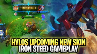 Hylos Upcoming Epic Skin Iron Steed Gameplay | Mobile Legends: Bang Bang