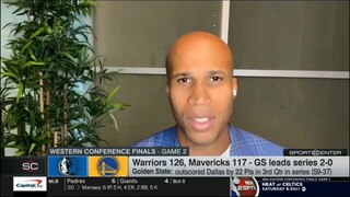 ESPN reacts to Luka Doncic having a monster game, the Mavericks still fall on the Warriors in Game 2