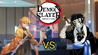 Cosplay Competition : Zenitsu Vs Kaigaku (Kimetsu no Yaiba)