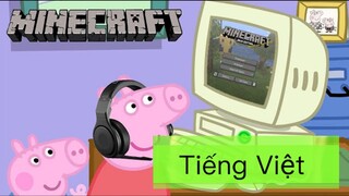 Heo peppa chế hài : Peppa chơi Minecraft P1