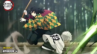 Kimetsu no Yaiba Season 4 Episode 4 SPOILER - Giyu Vs Sanemi Sparing!