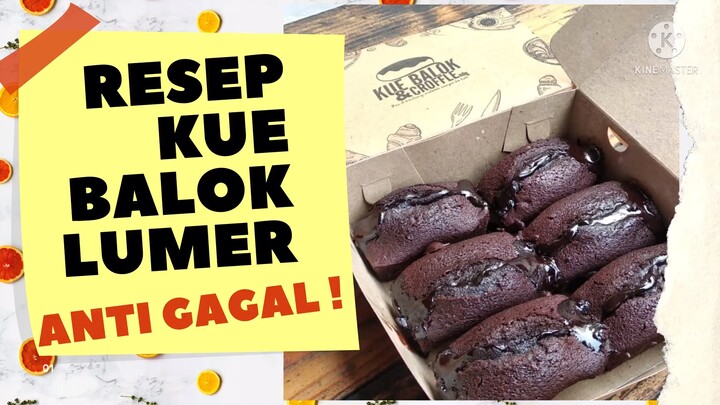 RESEP KUE BALOK LUMER ,ANTI GAGAL!!!