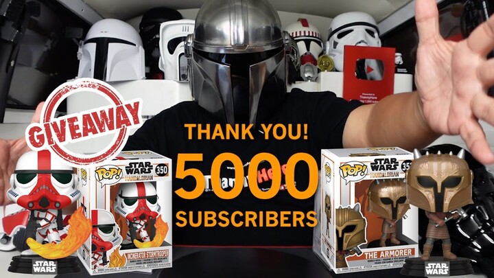 Thank You 5000 Subscribers Funko Pop Raffle Give Away