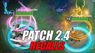 Wild Rift - Patch 2.4 Recalls