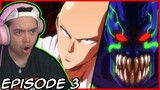 SAITAMA VS CARNAGE KABUTO!! One Punch Man Episode 3 Reaction
