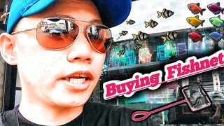 Buying Fishnet @Furs, Feathers, & Fins PET SHOP in Maasin City, Southern Leyte.