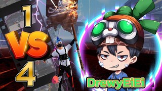 🔥ท้าทาย Drewy เล่น 1-4 ในคอม ⚡เจอตัวเหลี่ยม หัวร้อนแทนวะ🔫