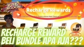 Tips RECHARGE REWARDS BUNDLE apa yg bagus dibeli Low Spender ? Rise Of Kingdoms Indonesia KD 2170