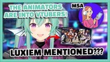 Finana was Shocked to Find Vtuber References in MSA Videos [Nijisanji EN Vtuber Clip]