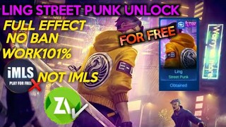 NEW LING STREET PUNK SKIN SCRIPT TUTORIAL | MOBILE LEGENDS