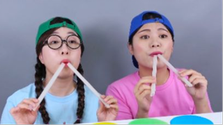 ăn Thạch cầu vồng nhà làm Mukbang #mukbang #asmrngon