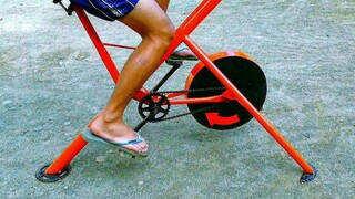 DIY Stationary Bike,How to make Bicycle to Stationary Bike/Best Exercise Workout at Home/Philippines