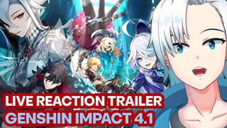 WAH WAH WAH ADA APANIH !? KOK KITA DI PENJARA ! - " LIVE REACTION TEASER " GENSHIN IMPACT VERS 4.1 "