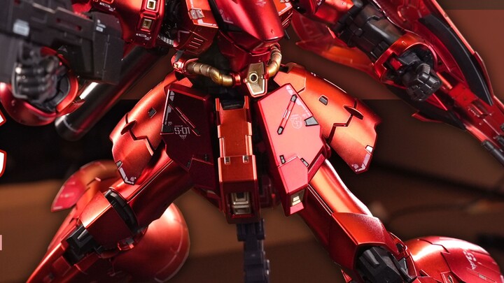 Bandai RG Char's Counterattack Sazabi Special Coating Electroplating Edition Review! [Octopus Toys]