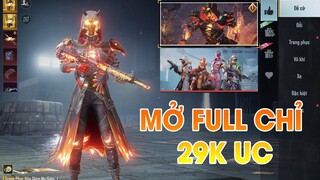 PUBG MOBILE | FLAME DEVIL | MỞ FULL HÒM ĐỒ HOẢ DIỆM MA GIÁP CHỈ VỚI 29K UC