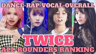 TWICE All-Rounders (Vocal, Dance, Rap) | From Sixteen To Latest 2020