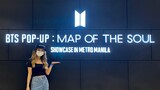 visiting bts pop-up: map of the soul showcase in metro manila! | carla dequiÃ±a
