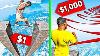 $ 1 เทียบกับ $ 1000 ความท้าทายไต่เชือกใน GTA 5