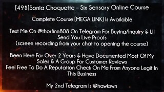 [49$]Sonia Choquette Course Six Sensory Online Course download