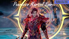 Peerless Martial Spirit Episode 401 Subtitle Indonesia