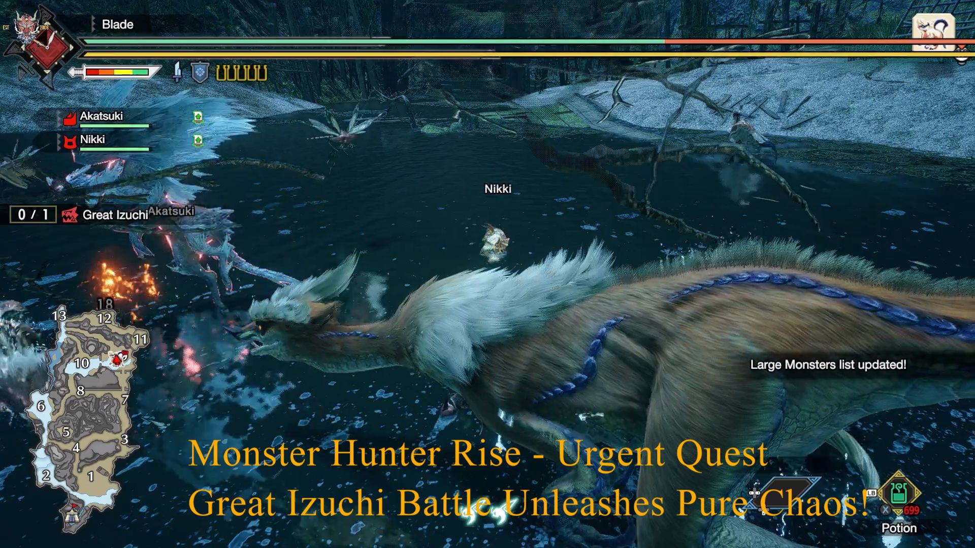 Monster Hunter Rise - Great Izuchi - Gameplay