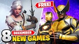 8 New Games December (3 FREE GAMES)
