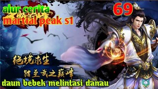 Alur Cerita Martial Peak S1 Part 69 : Daun Bebek Melintasi Danau
