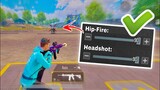 Top 3  Headshot and Hip-Fire Advice ✅❌ / Guide Tutorial | PUBG MOBILE / BGMI (Tips and Tricks)