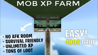 Simple Mob XP Farm for Minecraft Bedrock 1.17