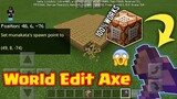 How to make a World Edit Axe in Minecraft using a Command Block