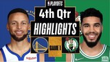 Golden State Warriors vs Boston Celtics  4th Qtr Game 1 Highlights | June 2 | 2022 NBA Playoffs