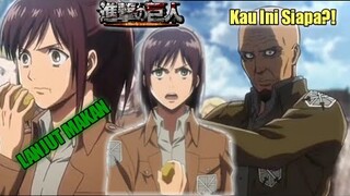 Sasha Braus makan saat seleksi militer di Paradise,Keith Shadis marah! Attack on titan season 1