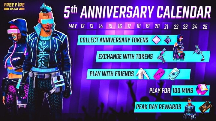 5th Anniversary Free Fire | Free Fire New Event|Free Fire 5th Anniversary Event 2022|5th Anniversary