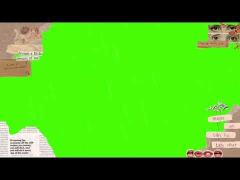 AESTHETIC VINTAGE OVERLAY PT. 01 | GREEN SCREEN