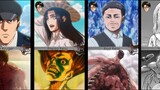 All Characters Attack on Titan in Titan Form | All Titans | All Shifters