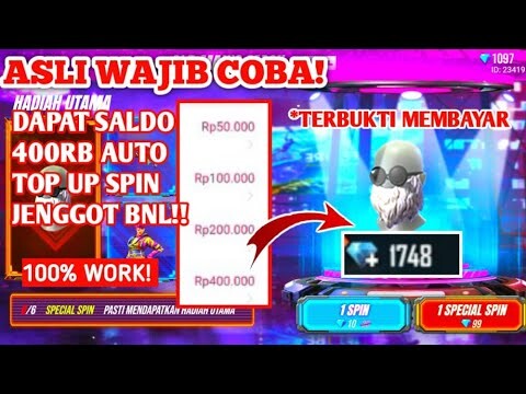 Dapat 2900 Diamond FF Gratis Auto Spin Jenggot BNL🔥 | Aplikasi Penghasil Diamond FF Terbaru 2021!!