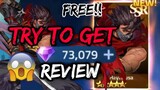 TRY TO GET HAYABUSA + REVIEW | Mobile Legends: Adventure