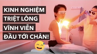 Kinh nghiệm triệt lông vĩnh viễn toàn thân của mình